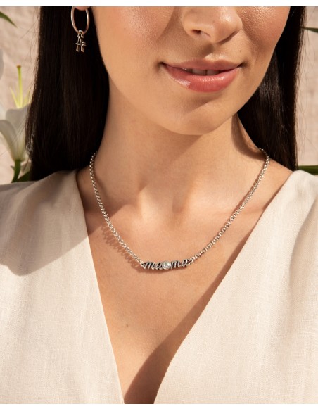 Collier Mamá por Siempre avec Swarovski