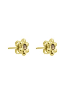 Boucles d'oreilles Flower Or