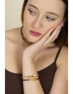Bracelet Serena Or beige 2