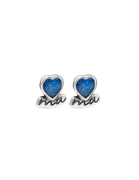 Boucles d'oreilles Ternura bleues
