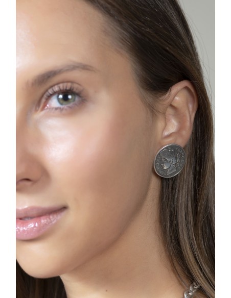 Boucles d'oreilles Blanche