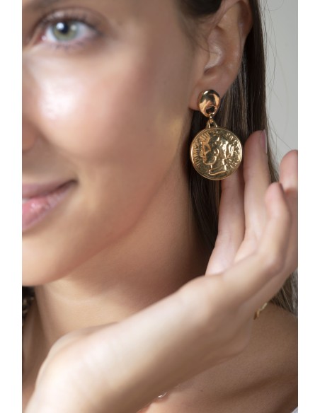 Boucles d'oreilles Français Or