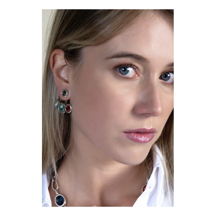 Boucles d’oreilles Collage
