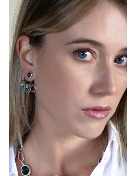 Boucles d’oreilles Collage