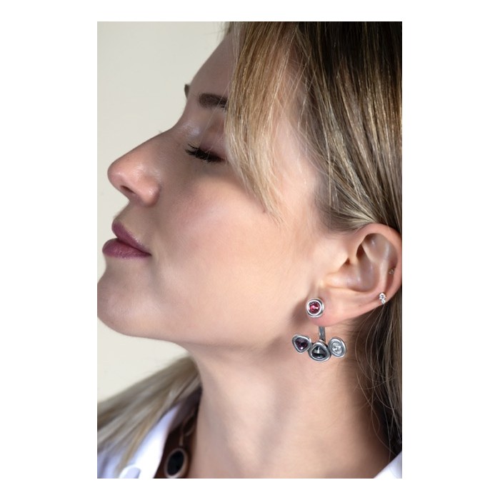 Boucles d’oreilles Collage