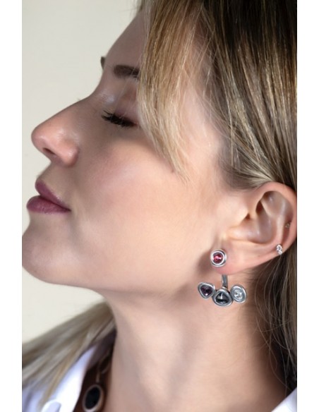 Boucles d’oreilles Collage