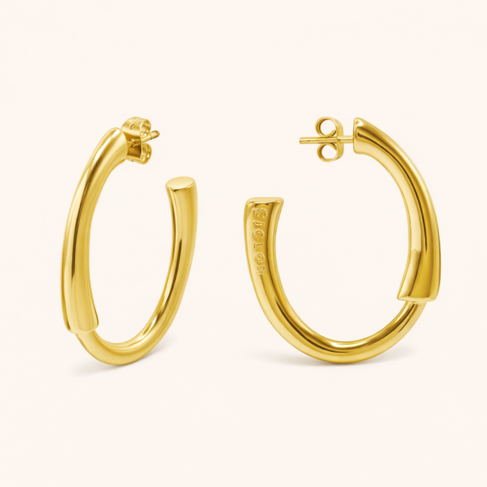 Pendiente Bucle Gold