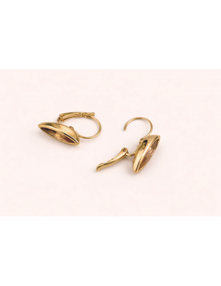 Pendientes Lotus Gold